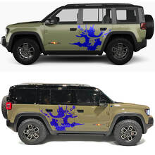 Skull Deer Splash Zijdeuren Vinyl Decal voor Jeep Recon 2