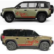 Desert Sunset High Altitude Road Side Deur Vinyl Sticker voor Jeep Recon 3