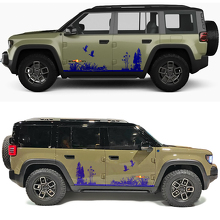 Duck Hunting Boszijde Deuren Vinyl Sticker voor Jeep Recon 2