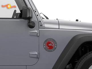 Jeep Rubicon Zombie Outbreak Response Team Wrangler Mortal Kombat Sticker Sticker