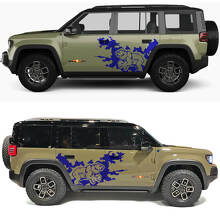 Bear Splash zijdeuren vinyl sticker voor Jeep Recon 2