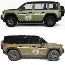 Sunset Canyon Rock Trac zijdeurs vinylsticker voor Jeep Recon 2