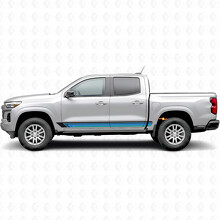 Vintage Band Deur- & Rocker Panel Vinyl Strepen voor Chevrolet Colorado 3e Gen 2023-2026_2