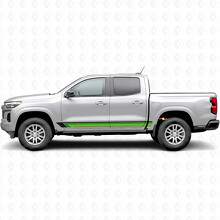 Vintage Band Deur- & Rocker Panel Vinyl Strepen voor Chevrolet Colorado 3e Gen 2023-2026_3