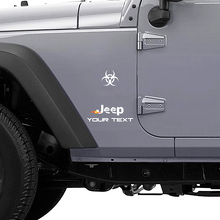 Zombie Outbreak Response Logo Vinyl Decal voor Jeep Wrangler Rubicon_2