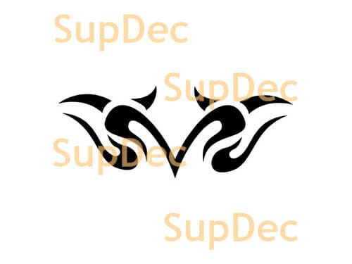 Vinyl Decal Met Tribal Blaze Patroon Voor Auto's