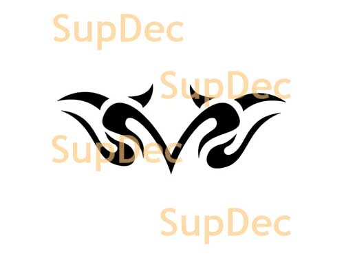 Tribal Universele motorkap vinyl sticker met decal
