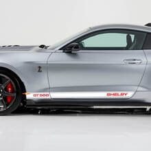 GT500 Shelby Rockerpaneel Decals Stickers voor Ford Mustang 2
