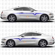 S550 50L Coyote V8 Minimale Accent Zijkanten Deur Vinyl Stickers voor Ford Mustang 2