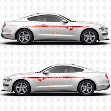 S550 50L Coyote V8 Minimale Accent Zijkanten Deur Vinyl Stickers voor Ford Mustang 3