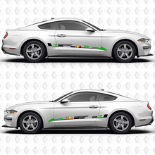 5.2L Supercharged V8 Aero Flow Strepen Zijdeur Vinyl Decal Sticker voor Ford Mustang 2014-2024_2