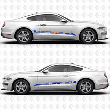 5.2L Supercharged V8 Aero Flow Strepen Zijdeur Vinyl Decal Sticker voor Ford Mustang 2014-2024_3