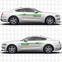 S550 Bullitt Dubbele Parallelle Strepen Zijdeuren Vinyl Decals Stickers voor Ford Mustang 3