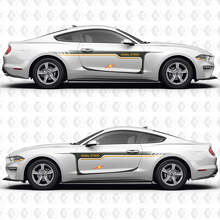 S550 Classic Muscle Car Strepen Zijkanten Deuren Vinyl Decals Stickers voor Ford Mustang 2