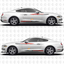 S550 Clean Line Stripe Zijdeuren Vinyl Stickers voor Ford Mustang 2
