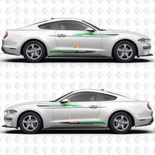 S550 Clean Line Stripe Zijdeuren Vinyl Stickers voor Ford Mustang 3