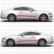 S550 Negatieve Ruimte Streep-RTR Spec 1 Zijdeuren Vinyl Stickers voor Ford Mustang 2
