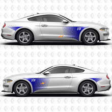 S550 Speed Line Patroon V6 Zijdeuren Vinyl Stickers voor Ford Mustang 2