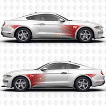 S550 Speed Line Patroon V6 Zijdeuren Vinyl Stickers voor Ford Mustang 3
