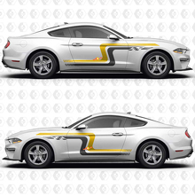 Vintage Racing Blocks Zijdeuren Vinyl Decal Sticker Graphics voor Musclecar Musclecarmodel 3