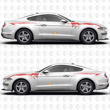 S550 GT Aero Flow Strepen Voor spatbord en achterpaneel vinyl decals stickers voor Ford Mustang 3