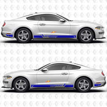 EcoBoost Wide S Pinstripe Strepen Zijdeur Rocker Panel Vinyl Decals Stickers voor Ford Mustang 2
