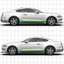 Brede zijstreep vinyldecal sticker graphics voor musclecar Musclecarmodel 3