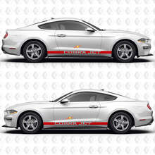 Negatieve Ruimte Streep Cobra Jet Zijdeur Sierlijst Vinyl Stickers voor Ford Mustang 3