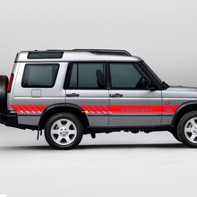 2x zijkant bodystrepen decal vinyl graphics voor Land Rover Discovery 2