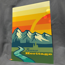 Bronco Heritage Glanzend Acryl Garage Wandpaneel 3