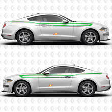 Classic Muscle Car Strepen Zijdeurr Vinyl Stickers voor Ford Mustang 3