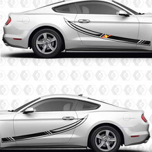 Racing Stripes Vinylsticker voor Zijkant Deur voor Ford Mustang_2