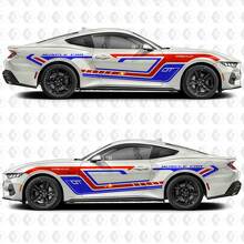 GT Classic Muscle Car Premium Strepen Zijkant Deur Vinyl Decals Stickers voor Ford Mustang 2