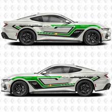 GT Classic Muscle Car Premium Strepen Zijkant Deur Vinyl Decals Stickers voor Ford Mustang 3