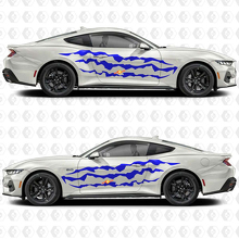 Claw Slash Stripe Zijklep Vinyl Stickers voor Musclecar Musclecarmodel 2