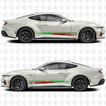 GT Racing Look Stripe Zijdeur Vinyl Decals Stickers voor Ford Mustang 3