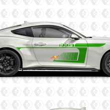 Boost Negatieve Ruimte Streep Zijdeur Vinyl Decal Sticker Grafieken voor Musclecar Musclecarmodel 3