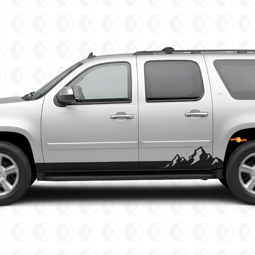 Mountain Range Deur- & Sierlijsten voor de dorpel voor Chevrolet Suburban GMT900 2007-2014