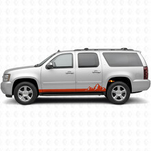 Mountain Range Deur- & Sierlijsten voor de dorpel voor Chevrolet Suburban GMT900 2007-2014_4