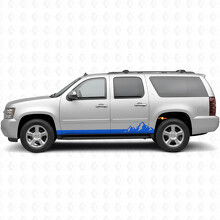 Mountain Range Deur- & Sierlijsten voor de dorpel voor Chevrolet Suburban GMT900 2007-2014_5