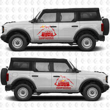Rock Crawler Off-Road Zijdeuren Vinyl Decal Sticker Voor Ford Bronco 3
