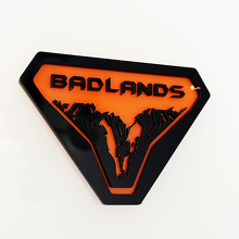 Mountains Badlands spatborden badges achterklep embleem 3D badge 5