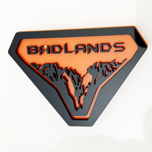 Mountains Badlands spatborden badges achterklep embleem 3D badge 7
