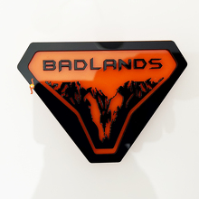 Mountains Badlands spatborden badges achterklep embleem 3D badge 9