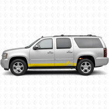 Gelaagde Peaks Deur- & Zijkant Vinyl Strepen voor Chevrolet Suburban GMT900 2007-2014_3