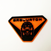 Sasquatch Yeti Spatbordbadges Achterklep Embleem 3D Badge 8