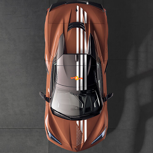 US vlag strepen kit decals stickers voor Chevrolet Corvette C8