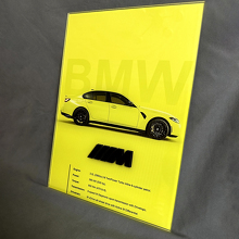 BMW M3 G80 Glanzend Acryl Garage Wandpaneel 2