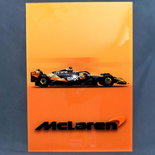 Aangepast F1 Glanzend Acryl Garage Wandpaneel McLaren 2
