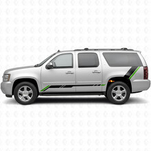 Stijgende Accent Deur- & Achterkwart Vinyl Strepen voor Chevrolet Suburban GMT900 2007-2014_4
